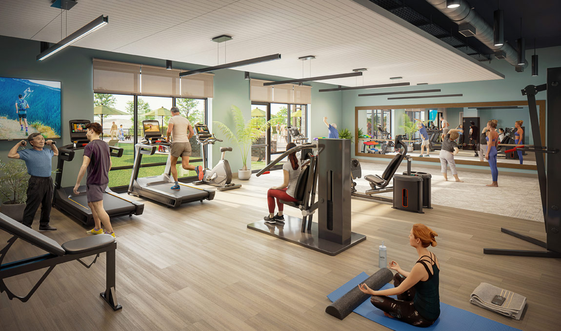The Reserve at Lone Tree Fitness Room